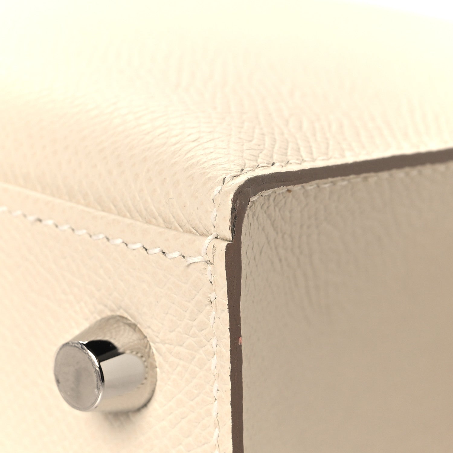 Hermes Epsom Kelly Sellier 25 Craie 11 of 12