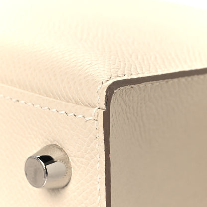 Hermes Epsom Kelly Sellier 25 Craie 11 of 12