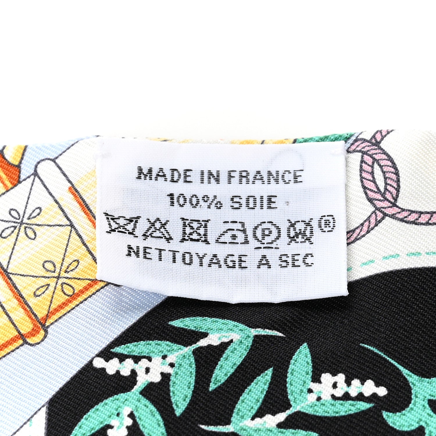 Hermes Silk Cliquetis Twilly Black Rose Menthol 4 of 4