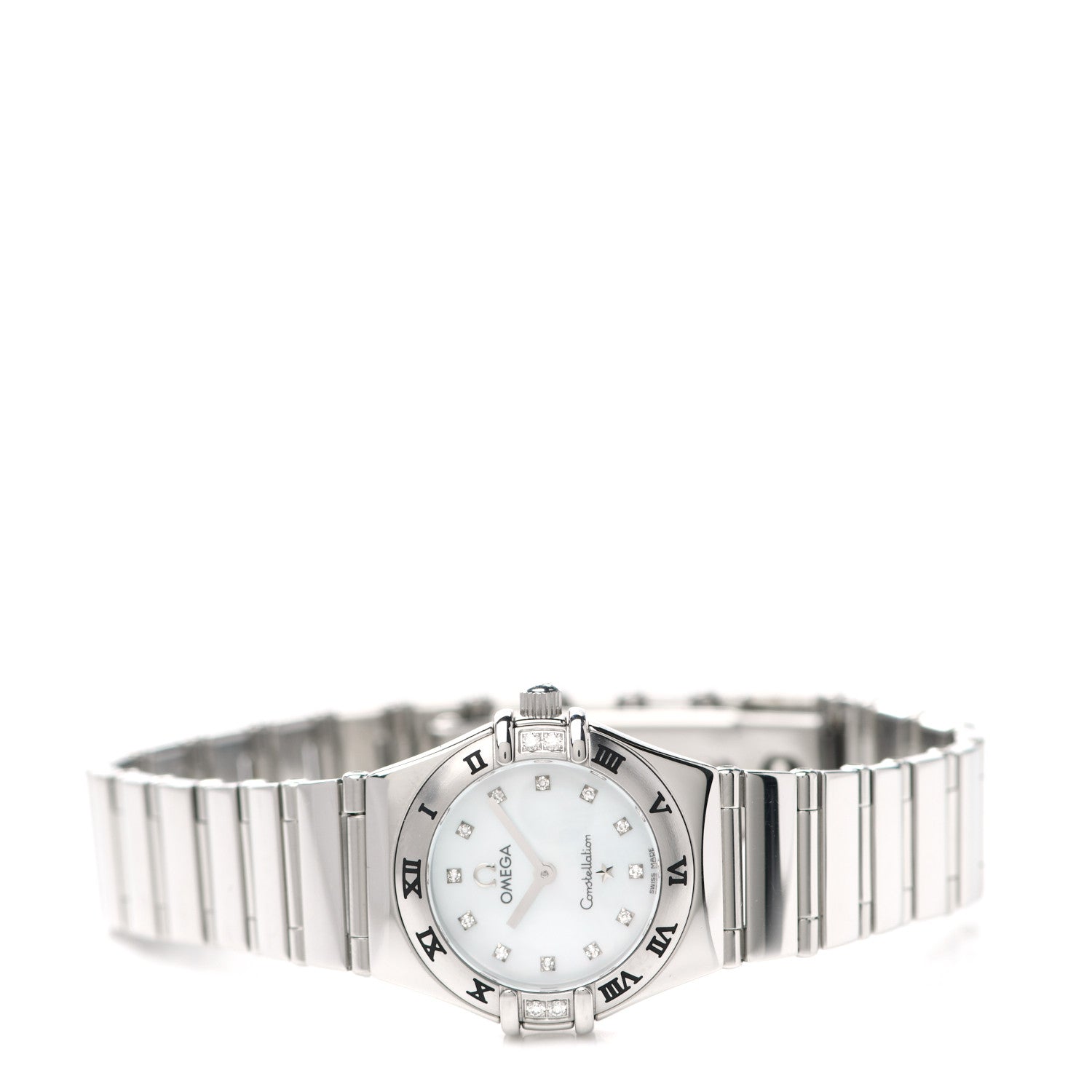 Omega Stainless Steel Diamond Mother of Pearl 23mm Constellation My Choice Quartz Watch 1566.76 2 of 4
