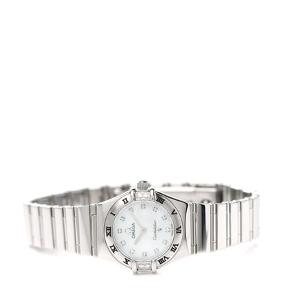 Omega Stainless Steel Diamond Mother of Pearl 23mm Constellation My Choice Quartz Watch 1566.76 2 of 4