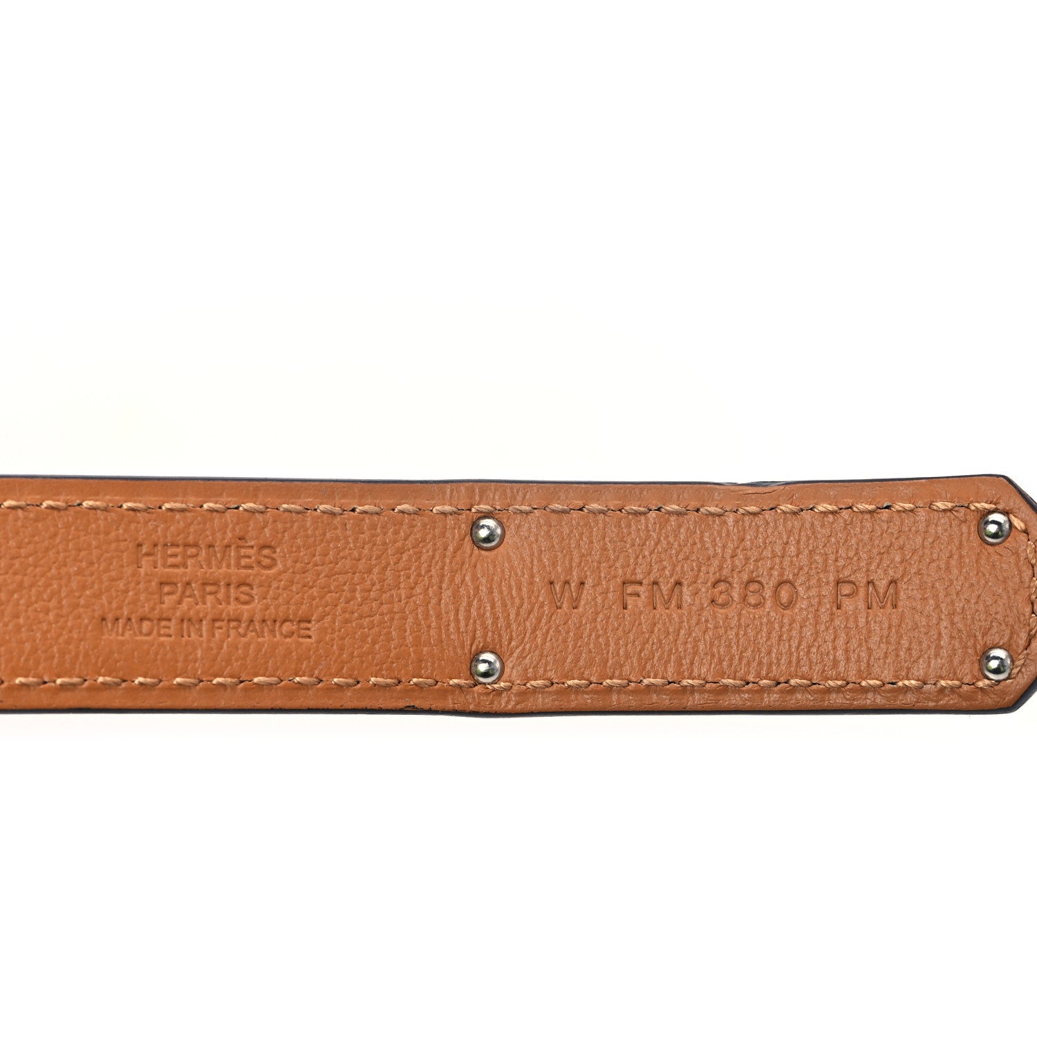 Hermes Epsom Kelly Belt White 3 of 5