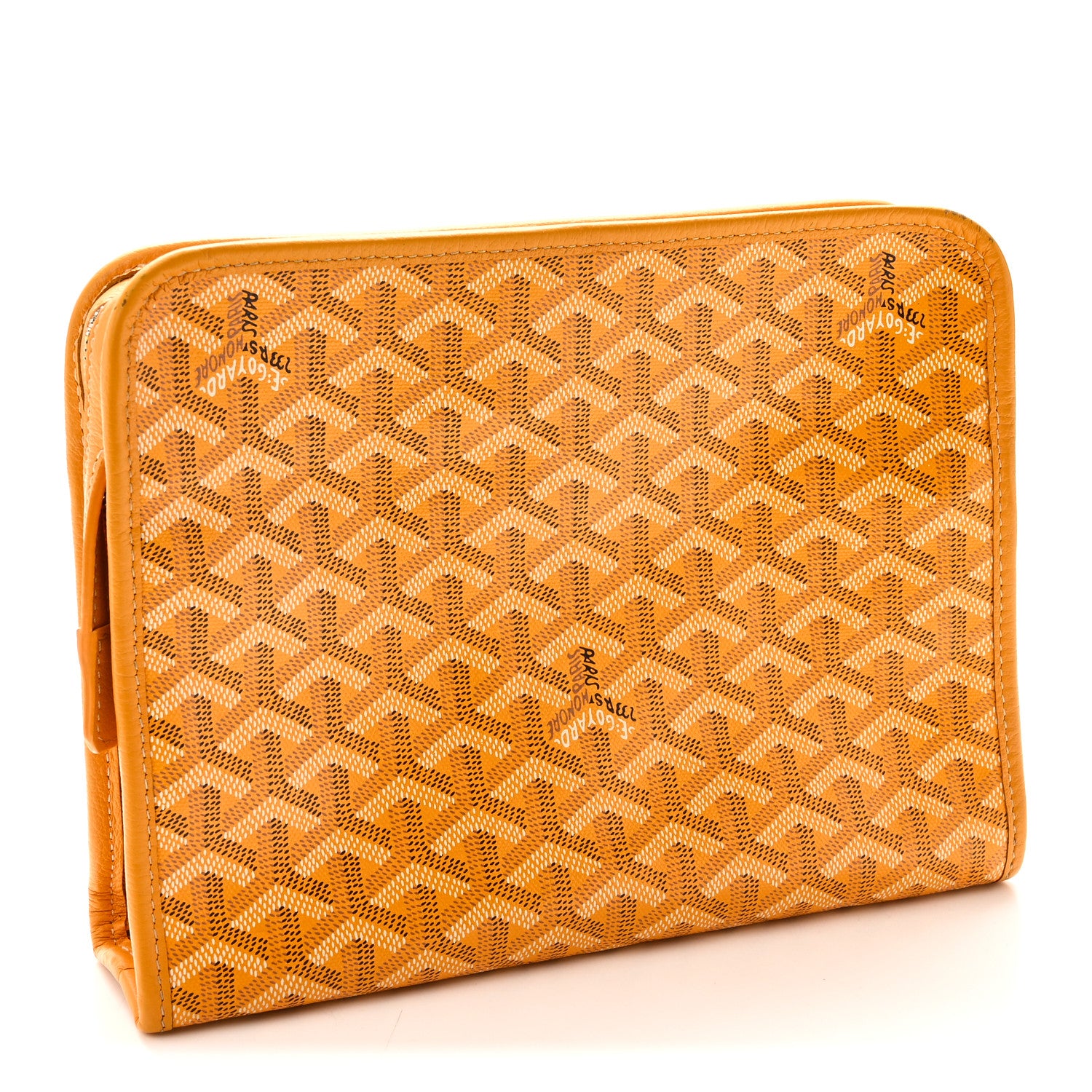Goyard Goyardine Jouvence Toiletry Pouch Yellow 3 of 10