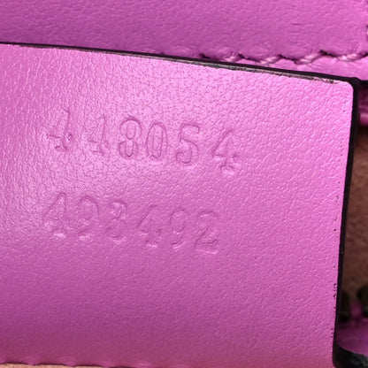 Gucci Calfskin Matelasse Small GG Marmont Tote Candy Mousse 7 of 19