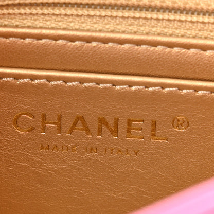 Chanel Lambskin Quilted Mini Rectangular Pearl Crush Flap Pink 6 of 10
