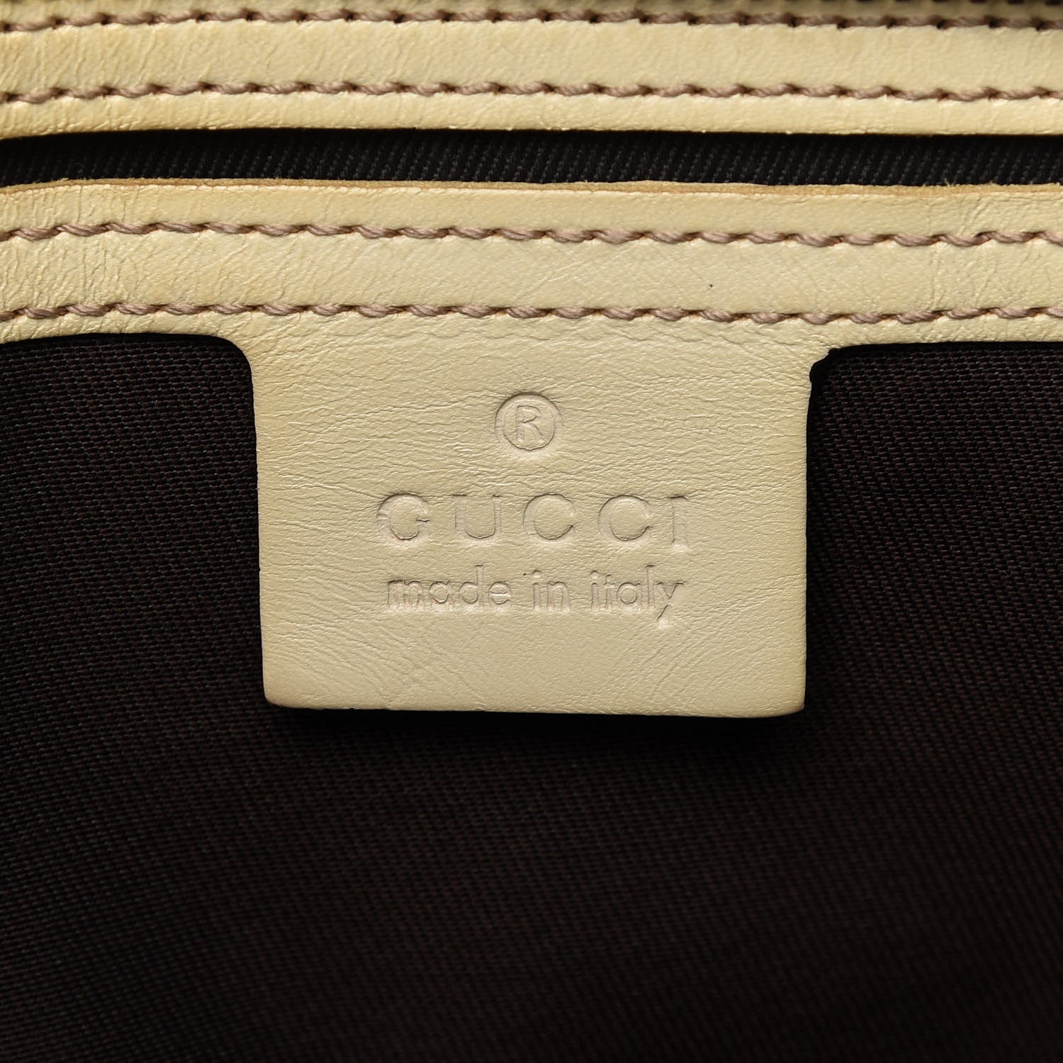 Gucci GG Supreme Monogram Medium Zippered Shopping Tote Off White 6 of 12