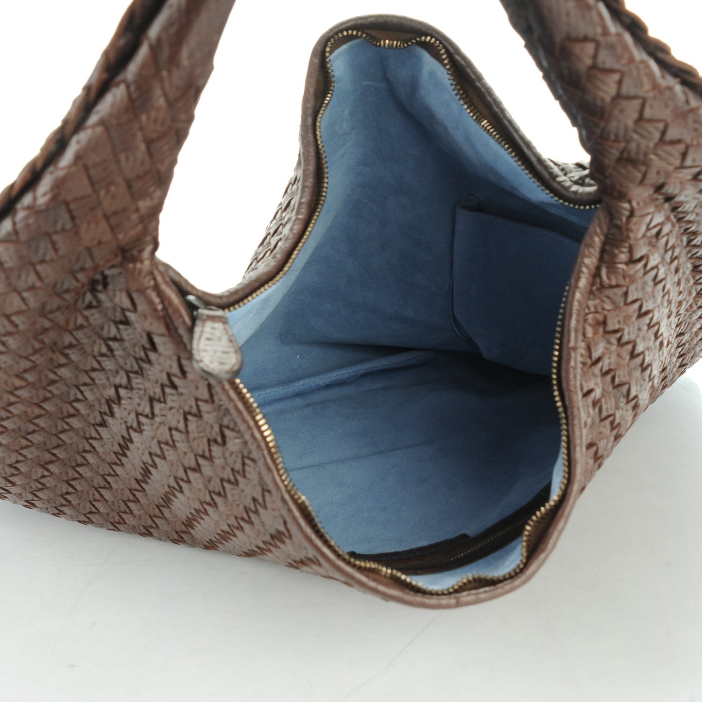Intagli Intrecciato Large Veneta Hobo Brown Coffee