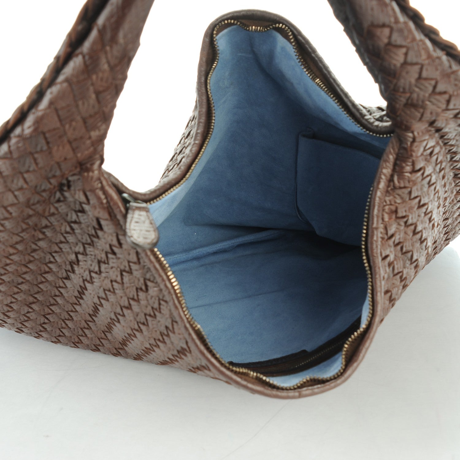 Bottega Veneta Intagli Intrecciato Large Veneta Hobo Brown Coffee 5 of 8
