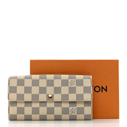Louis Vuitton Damier Azur Sarah Wallet 13 of 13