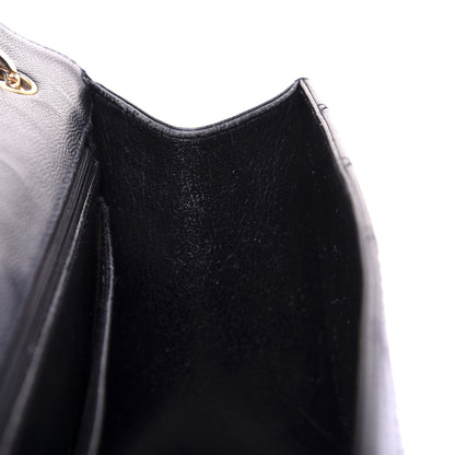 Chanel Caviar Diamond Stitched Flap Shoulder Bag Black 12 of 18