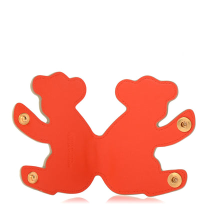 Bottega Veneta Nappa Intrecciato Koala Bag Charm Travertine Orange 3 of 5