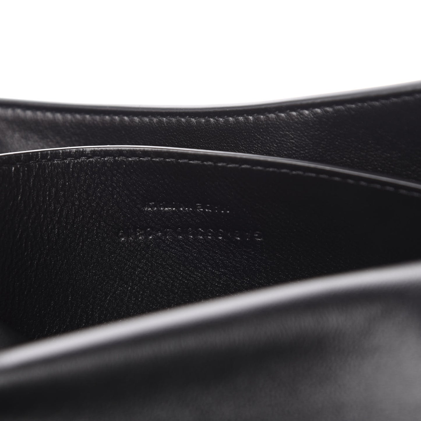 Smooth Calfskin Suede Medium Reversible Monogram Kate Satchel Black
