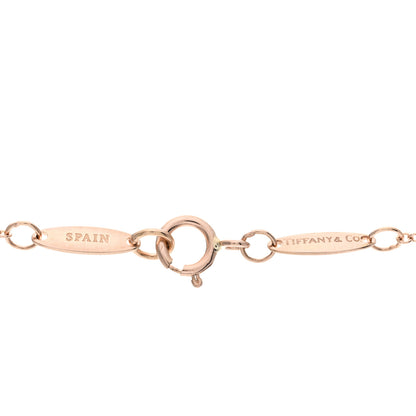 Tiffany 18K Rose Gold Diamond .31ctw Elsa Peretti Diamonds by the Yard Sprinkle Necklace 5 of 5