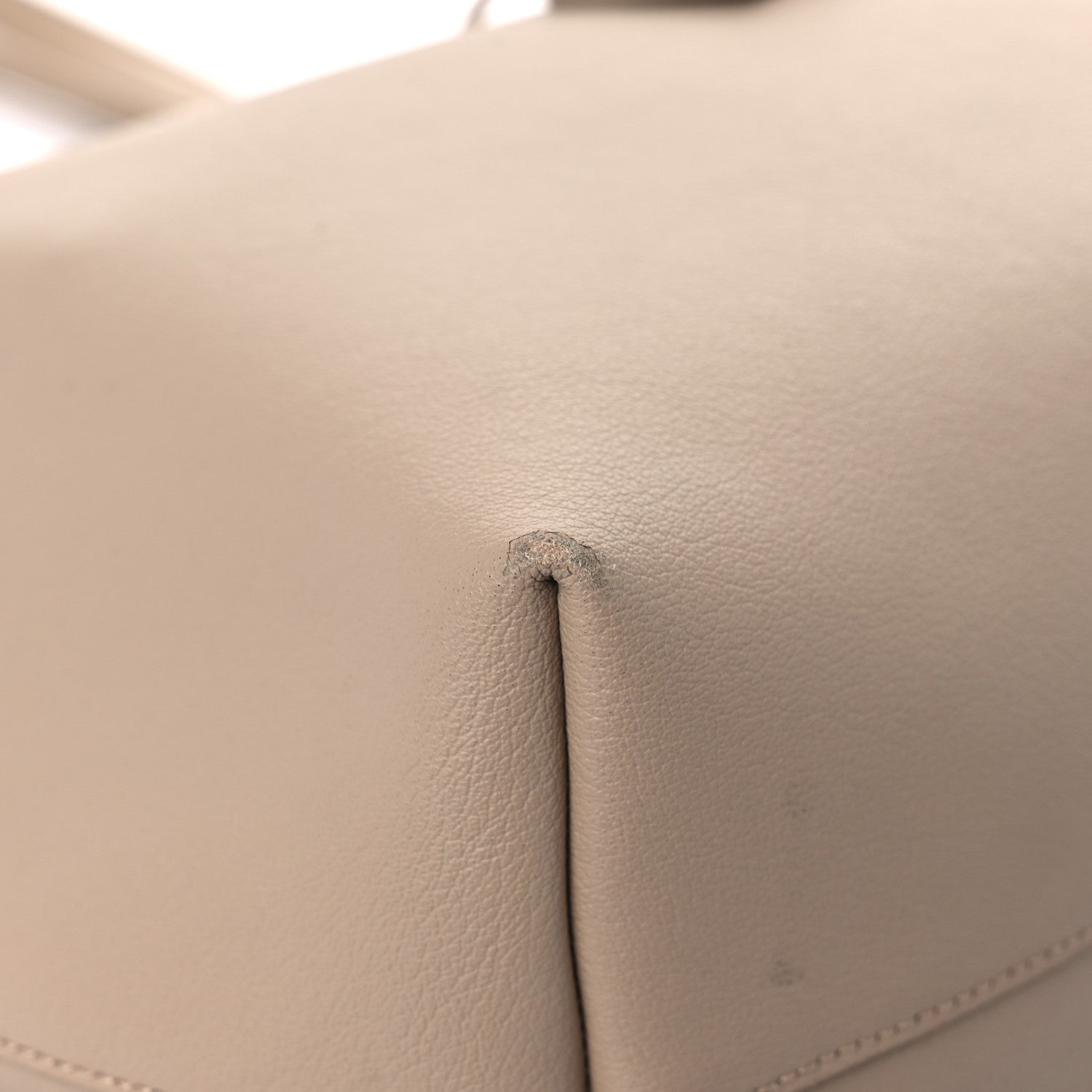Saint Laurent Calfskin Large Shopping Tote Dark Beige 9 of 22