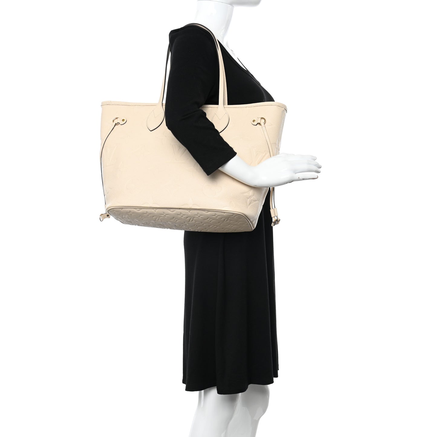 Empreinte Monogram Giant Neverfull MM Cream