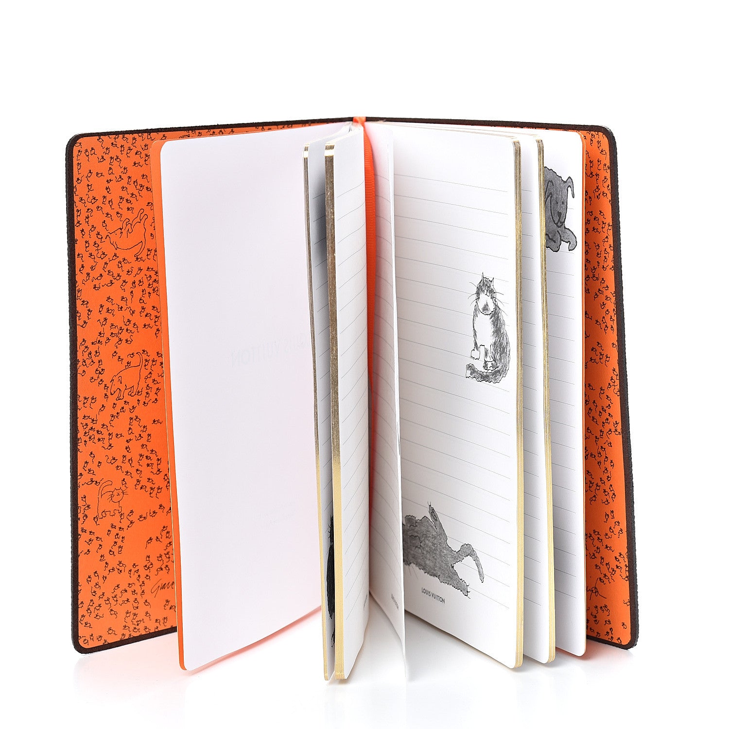 Louis Vuitton Catogram Clemence Notebook MM Marron 5 of 6