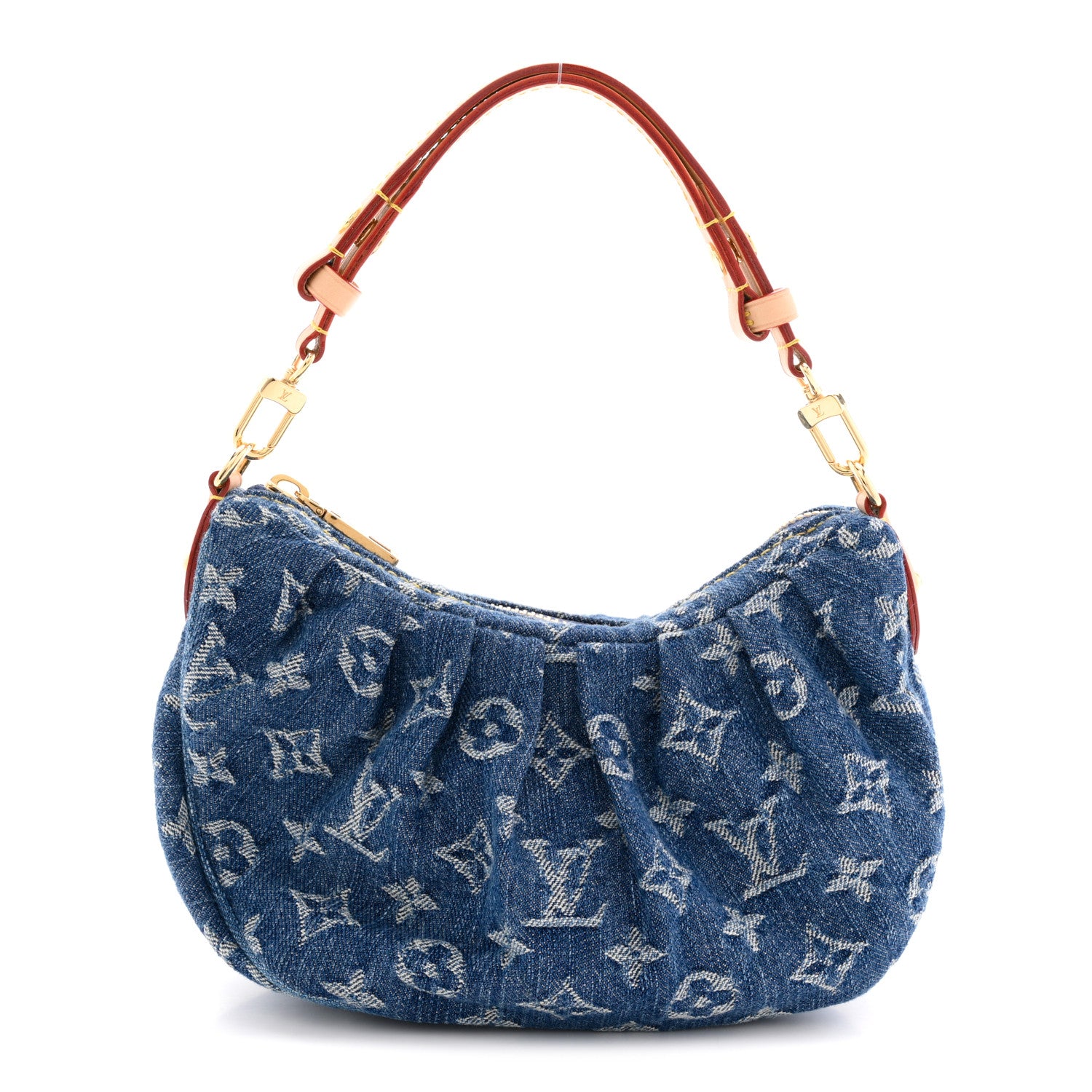 Louis Vuitton Monogram Denim Pochette Valley Blue 1 of 10