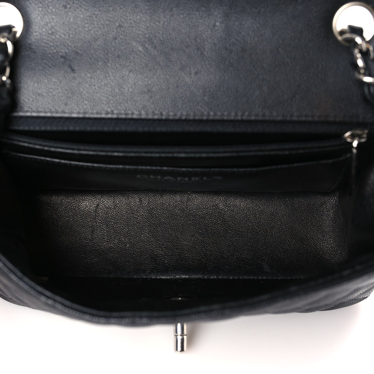 Chanel Caviar Quilted Mini Rectangular Flap Black 5 of 9