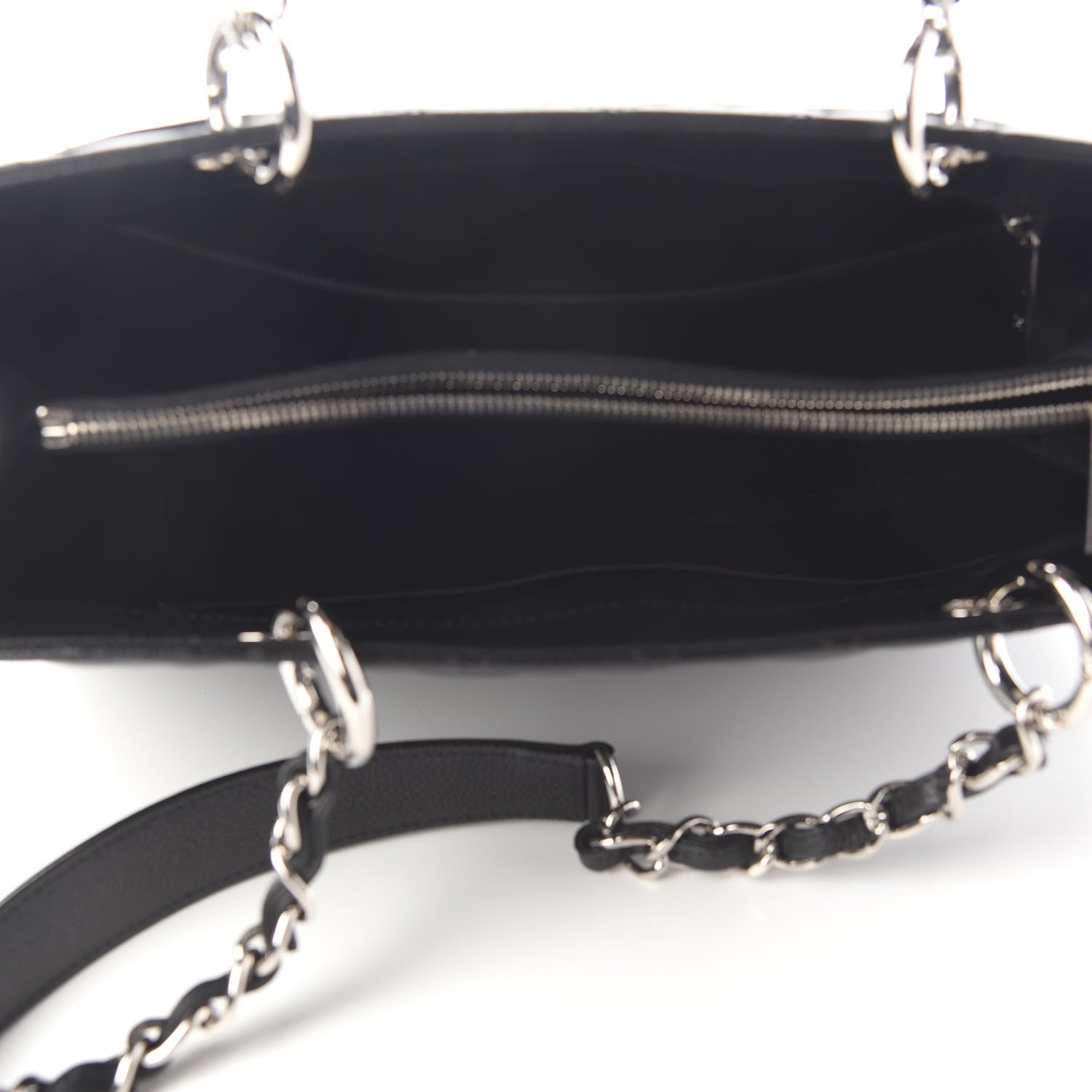 Chanel Caviar Quilted Grand Shopping Tote GST Black 5 of 9