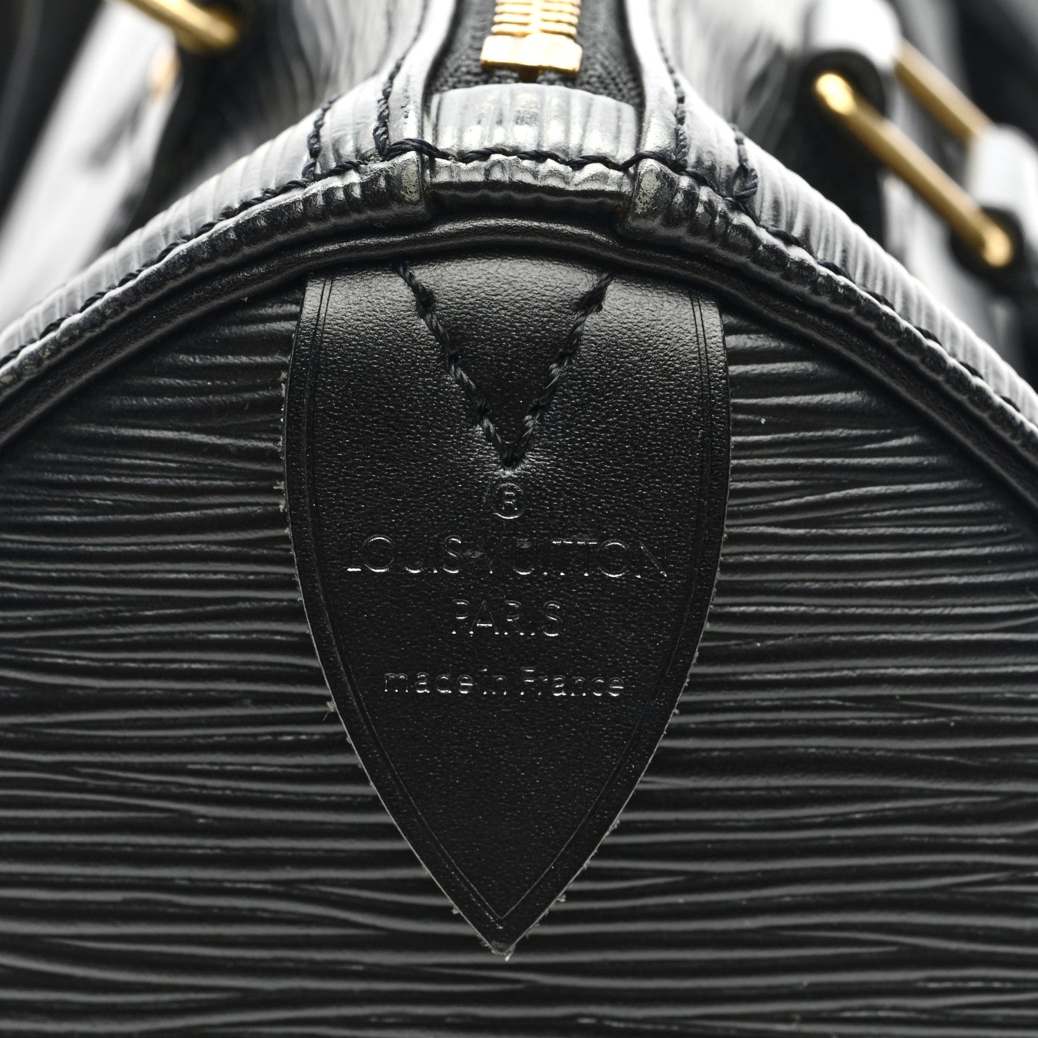 Louis Vuitton Epi Speedy 25 Black 6 of 8