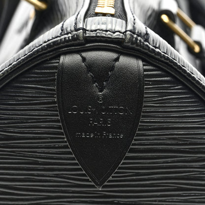 Louis Vuitton Epi Speedy 25 Black 6 of 8
