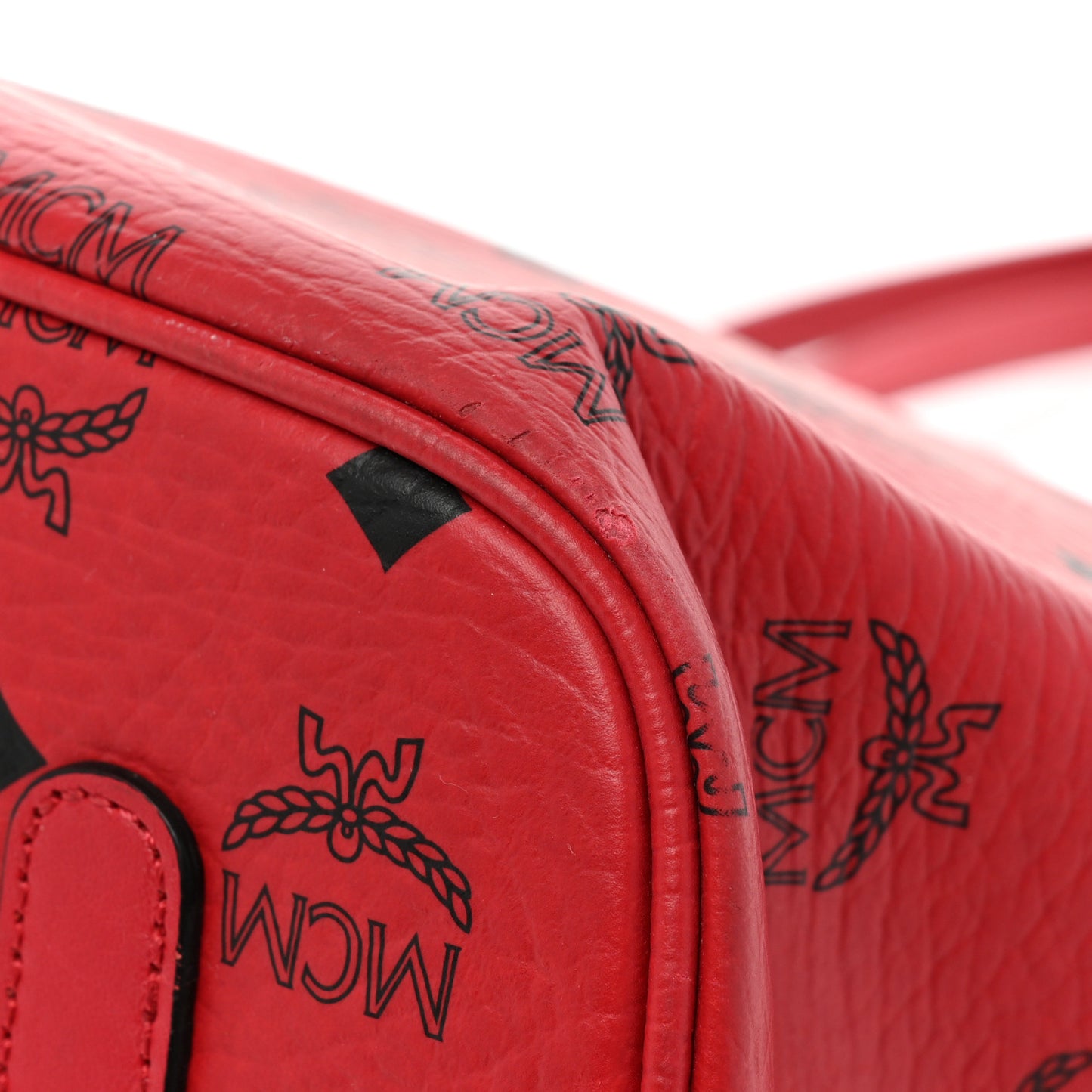 Visetos Large Liz Reversible Shopper Tote Ruby Red