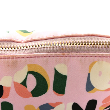 Fendi Nylon Roma Print Large Cosmetic Pouch Lavanda Multicolor 10 of 12