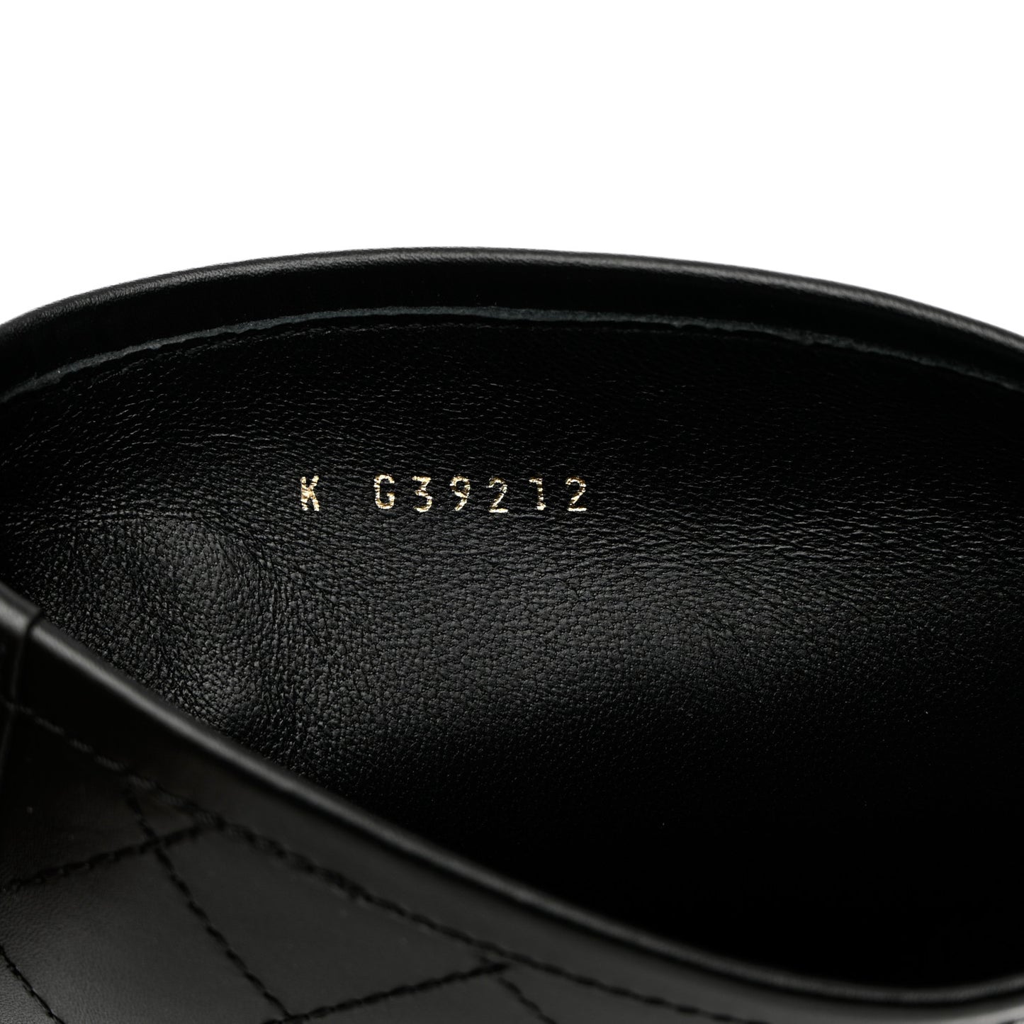 Calfskin CC High Boots 35 Black