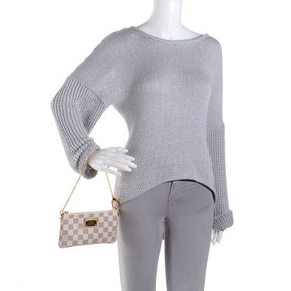 Louis Vuitton Damier Azur Pochette Milla MM 2 of 8
