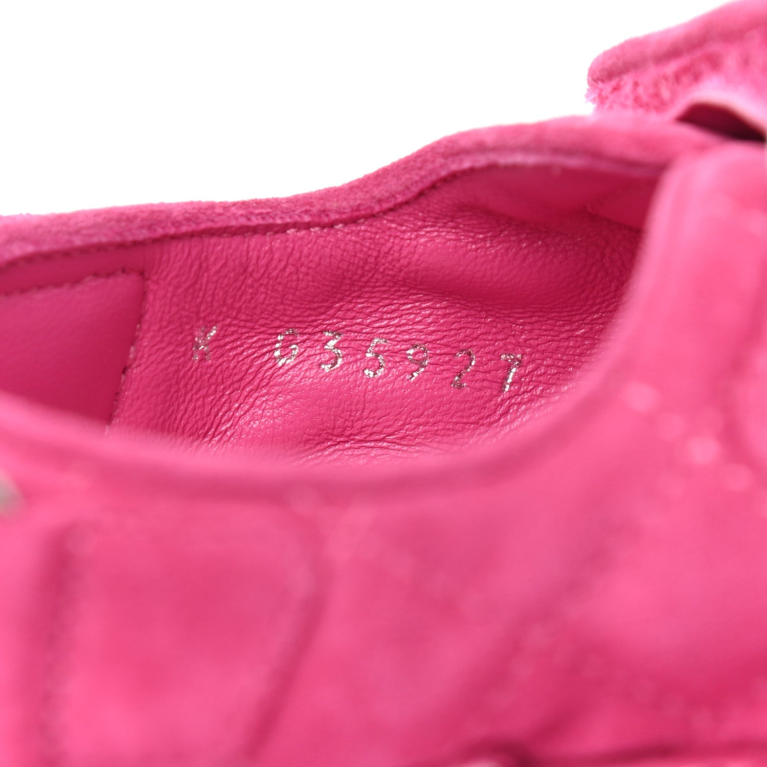 Chanel Suede Calfskin Velcro Dad Sandals 37 Pink 8 of 9