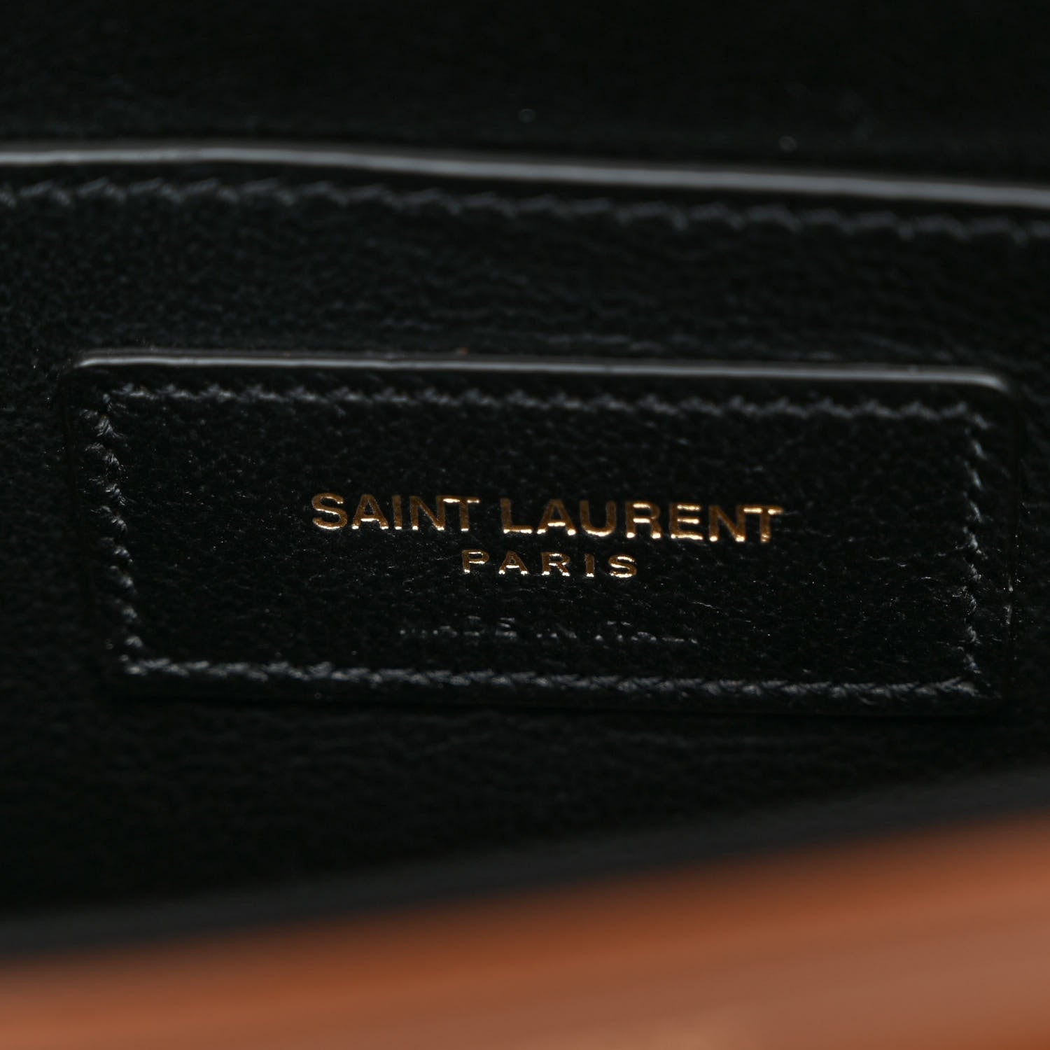 Saint Laurent Courduroy Small Solferino Satchel Brown 6 of 9