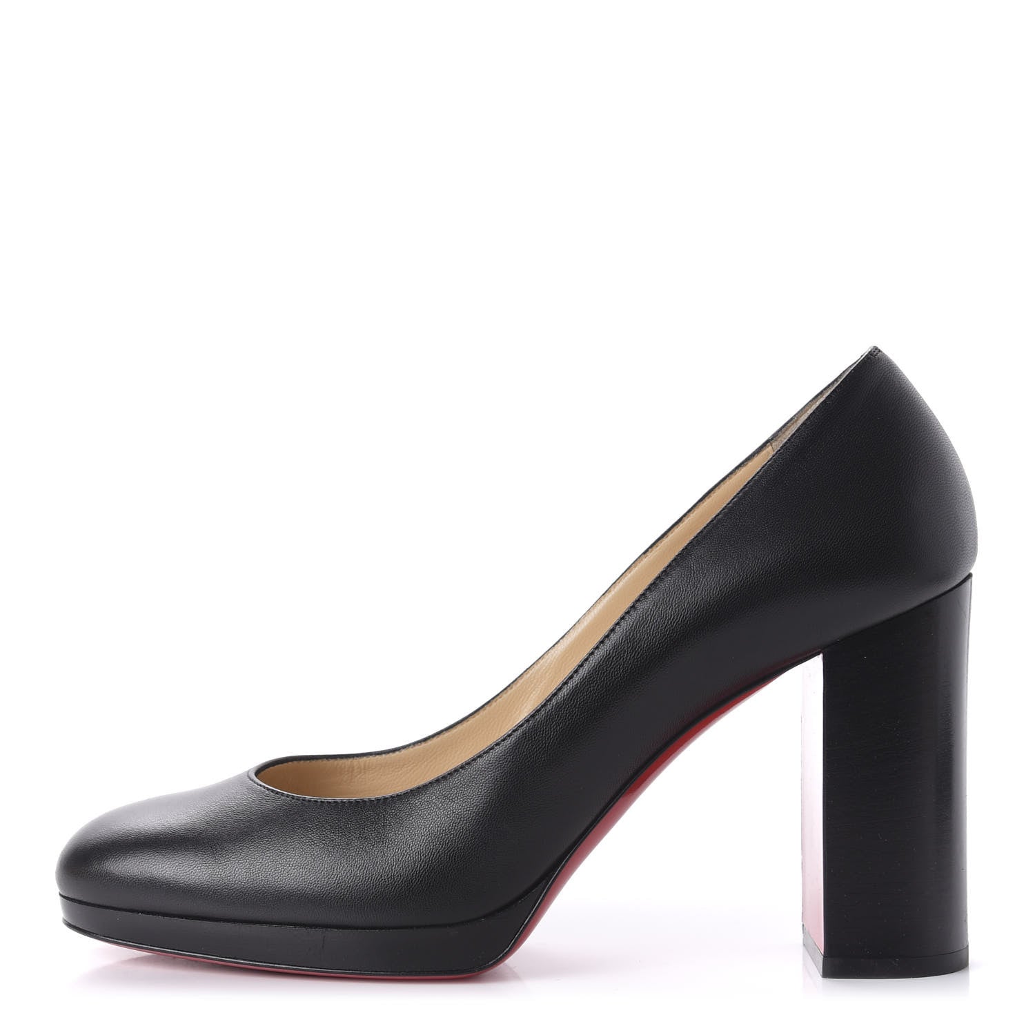 Christian Louboutin Nappa Kabetts 100 Pumps 39 Black Lucido 1 of 8