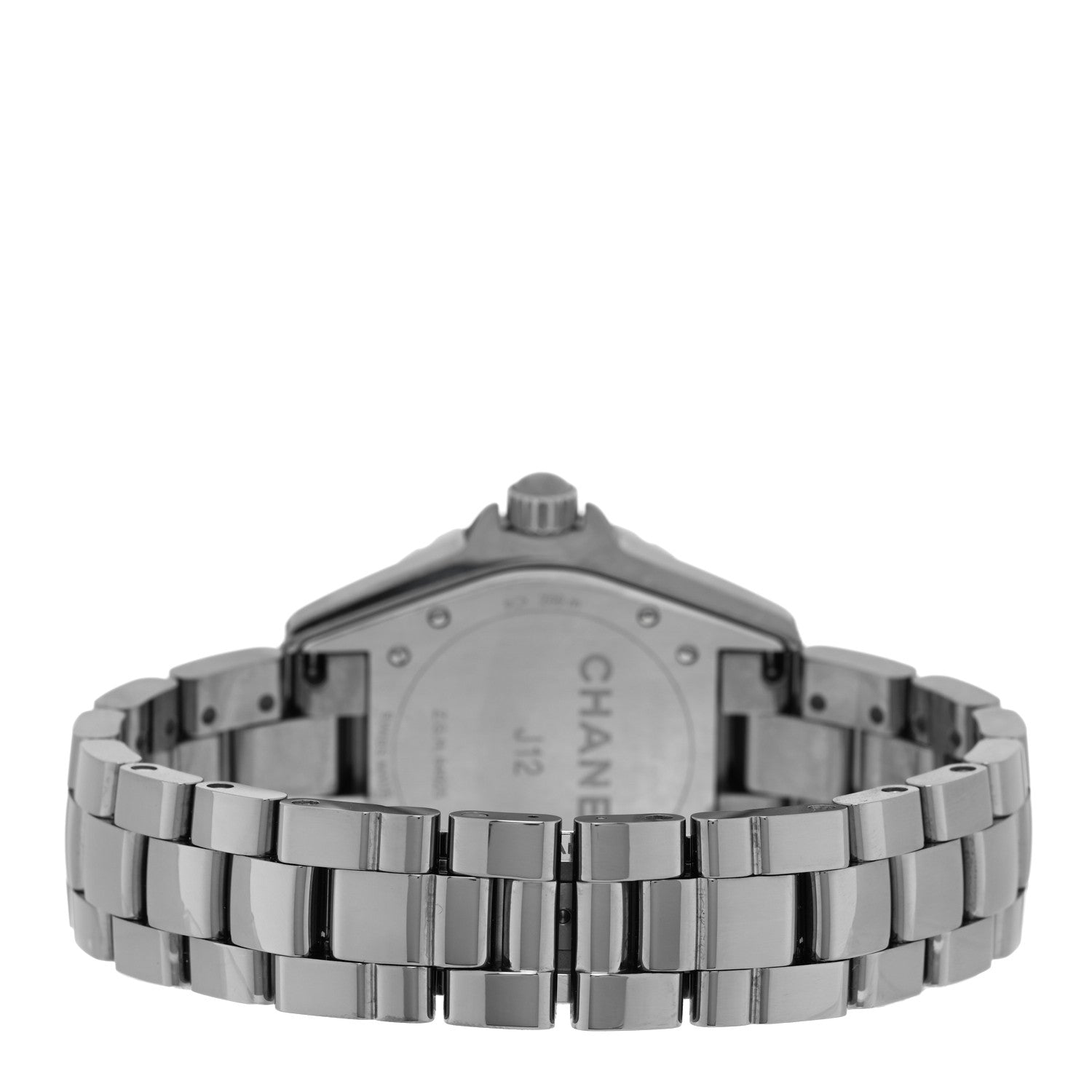 Chanel Titanium Ceramic Diamond 38mm J12 Automatic Watch 4 of 5