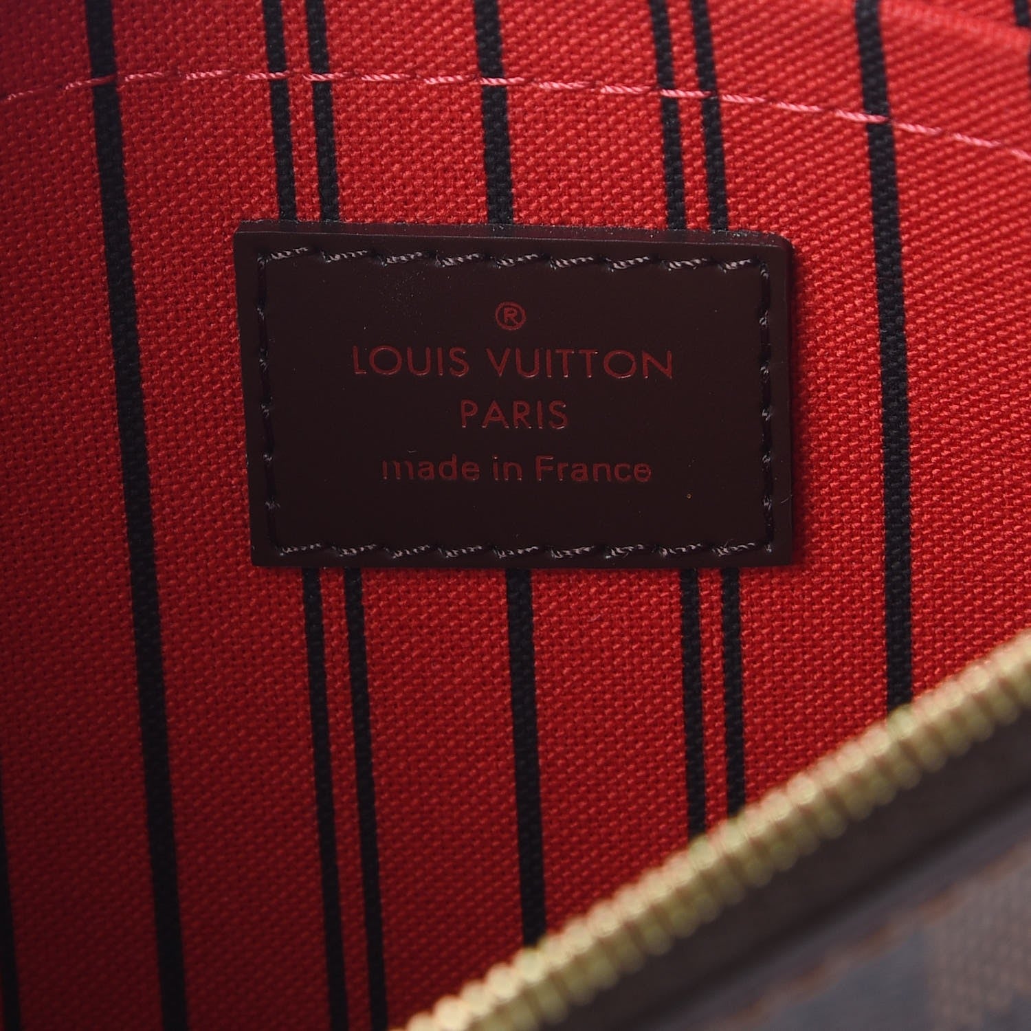 Louis Vuitton Damier Ebene Neverfull MM GM Pochette 6 of 7