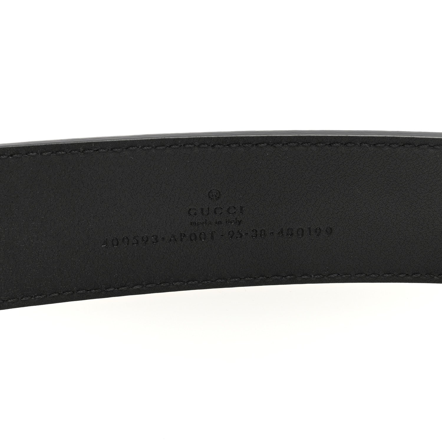 Gucci Calfskin Double G 40mm Belt 95 38 Black 3 of 4