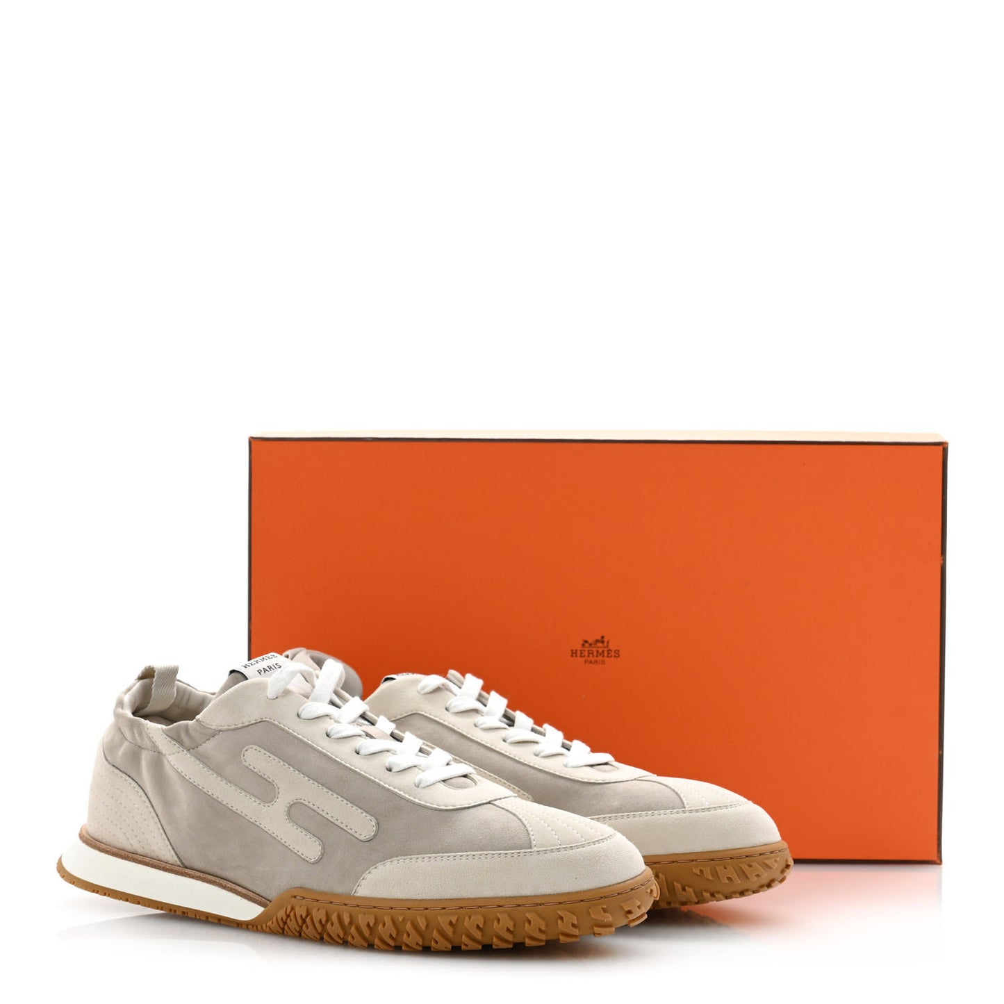 Suede Goatskin Mens Jet Sneakers 43 Beige Esquisse Glaise