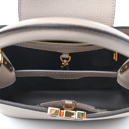 Louis Vuitton Taurillon Capucines BB Galet 5 of 8