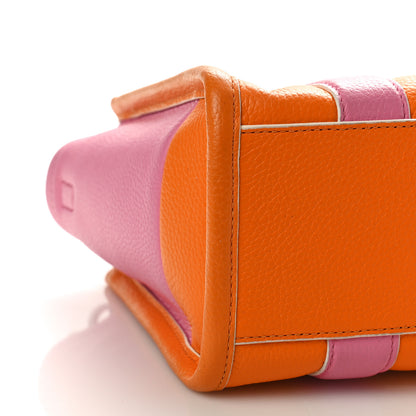 Marc Jacobs Grained Calfskin Small The Tote Bag Pink Orange 7 of 8