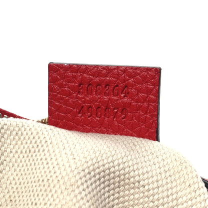 Gucci Pebbled Calfskin Small Soho Disco Bag Vibrant Red 8 of 12