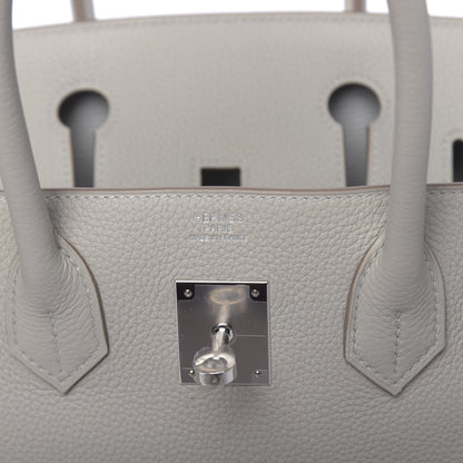 Hermes Togo Birkin 30 Gris Perle 6 of 12