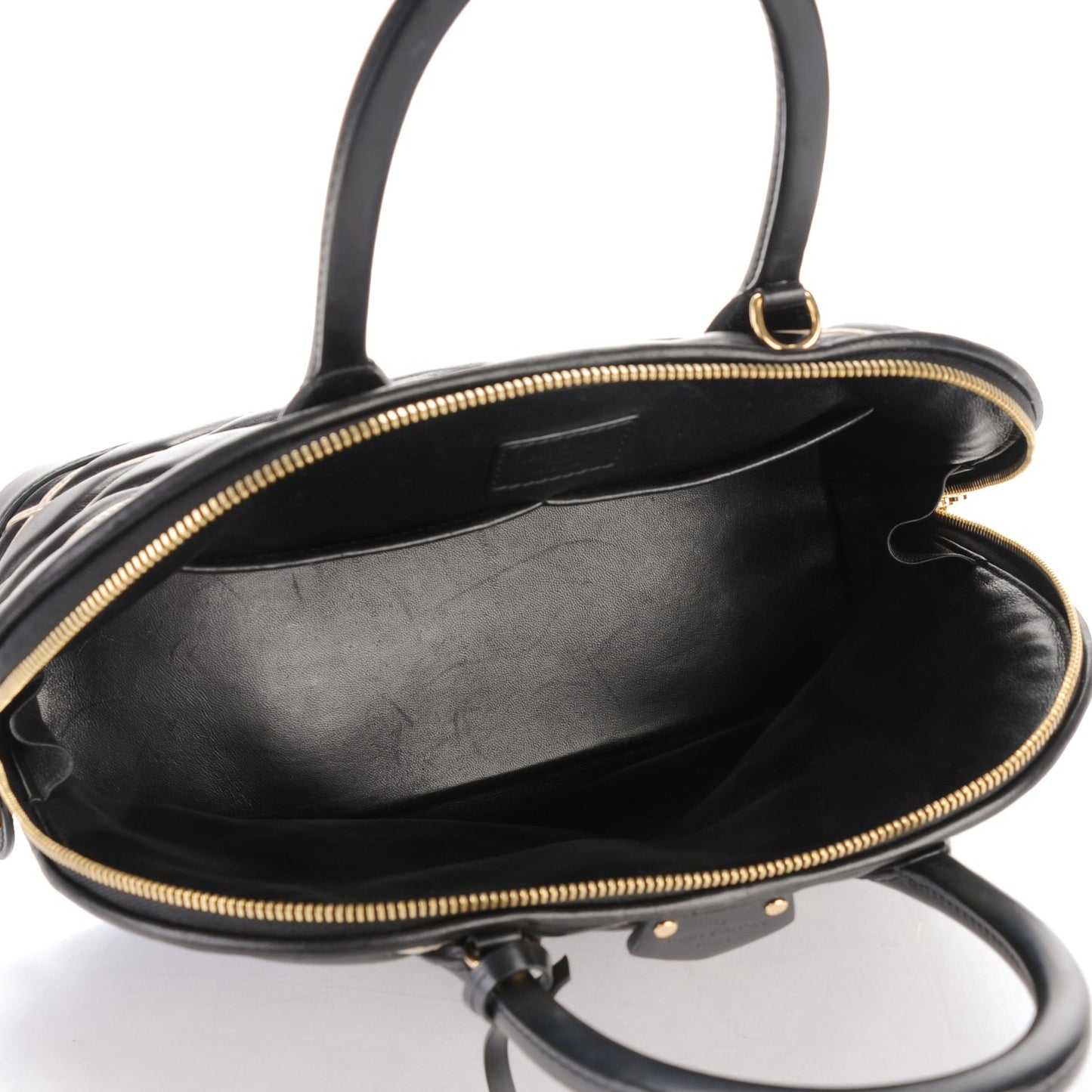Lambskin Malletage Alma PM Black