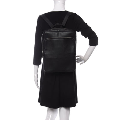 Prada Saffiano Cuir Briefcase Backpack Black 2 of 9