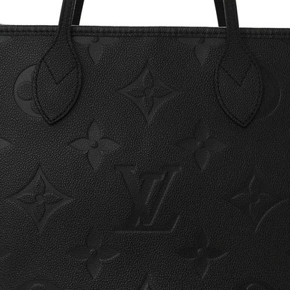 Louis Vuitton Empreinte Monogram Giant Neverfull MM Black 8 of 10