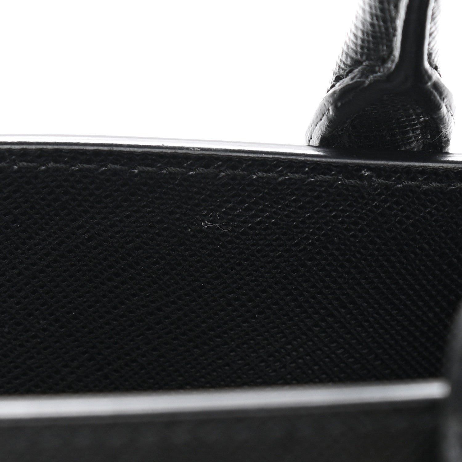 Prada Saffiano Lux Micro Galleria Shoulder Bag Black 10 of 10