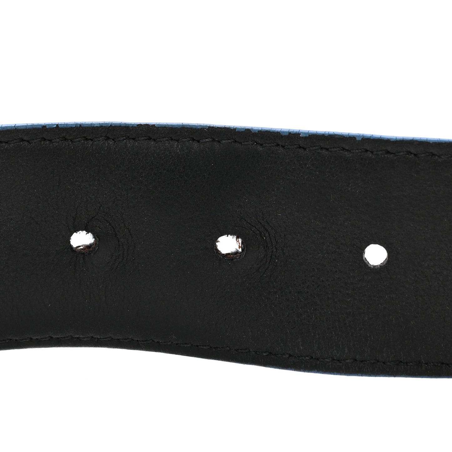 Damier Graphite Calfskin 40mm LV Initiales Reversible Belt 95 38 Blue
