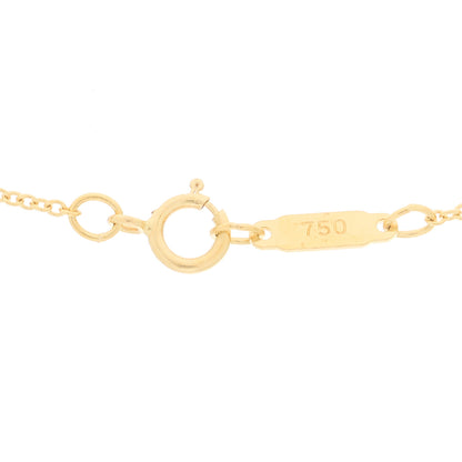 Tiffany 18k Yellow Gold Cross Stitch Pendant Necklace 6 of 6