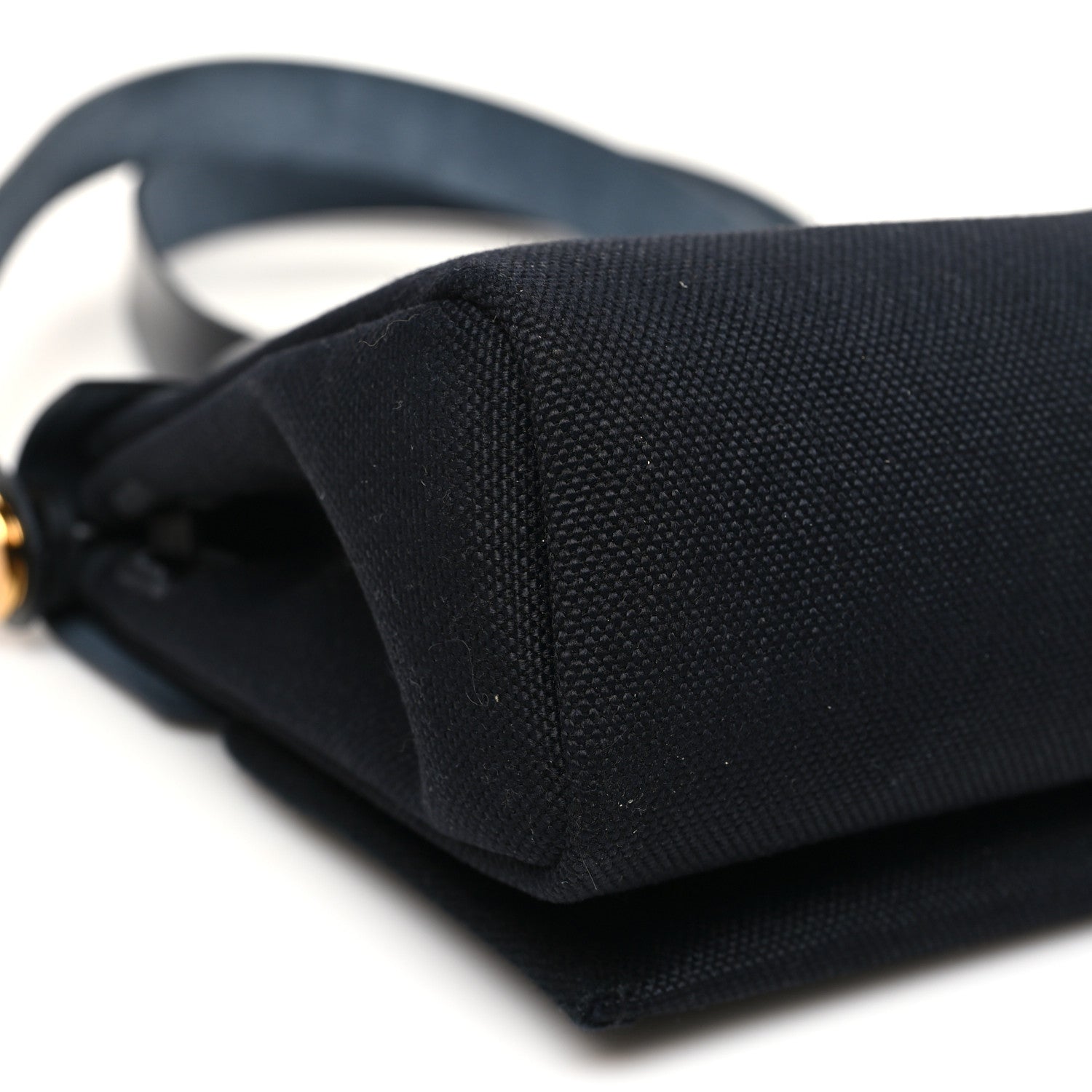 Hermes Military Toile Vache Hunter Herbag Zip Retourne 20 Black 9 of 11
