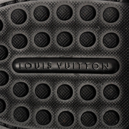 Louis Vuitton Mens Leather Contest Car Loafers Black 8.5 7 of 8