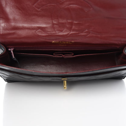 Chanel Lambskin Quilted Medium Double Flap Black 5 of 15