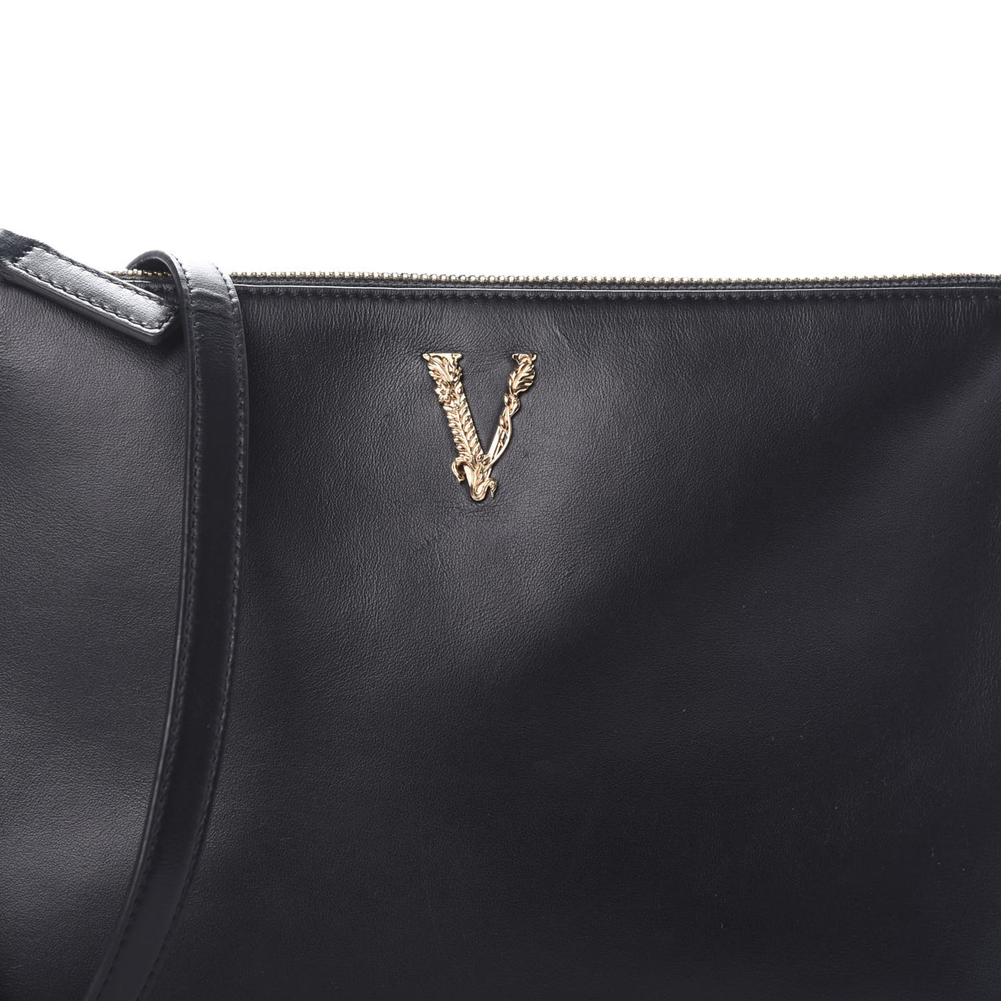 Vitello Virtus Shoulder Bag Black